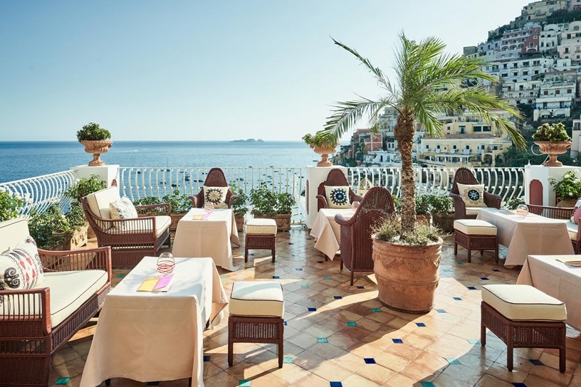 Le sirenuse Positano hotel amalfi la sponda restaurant