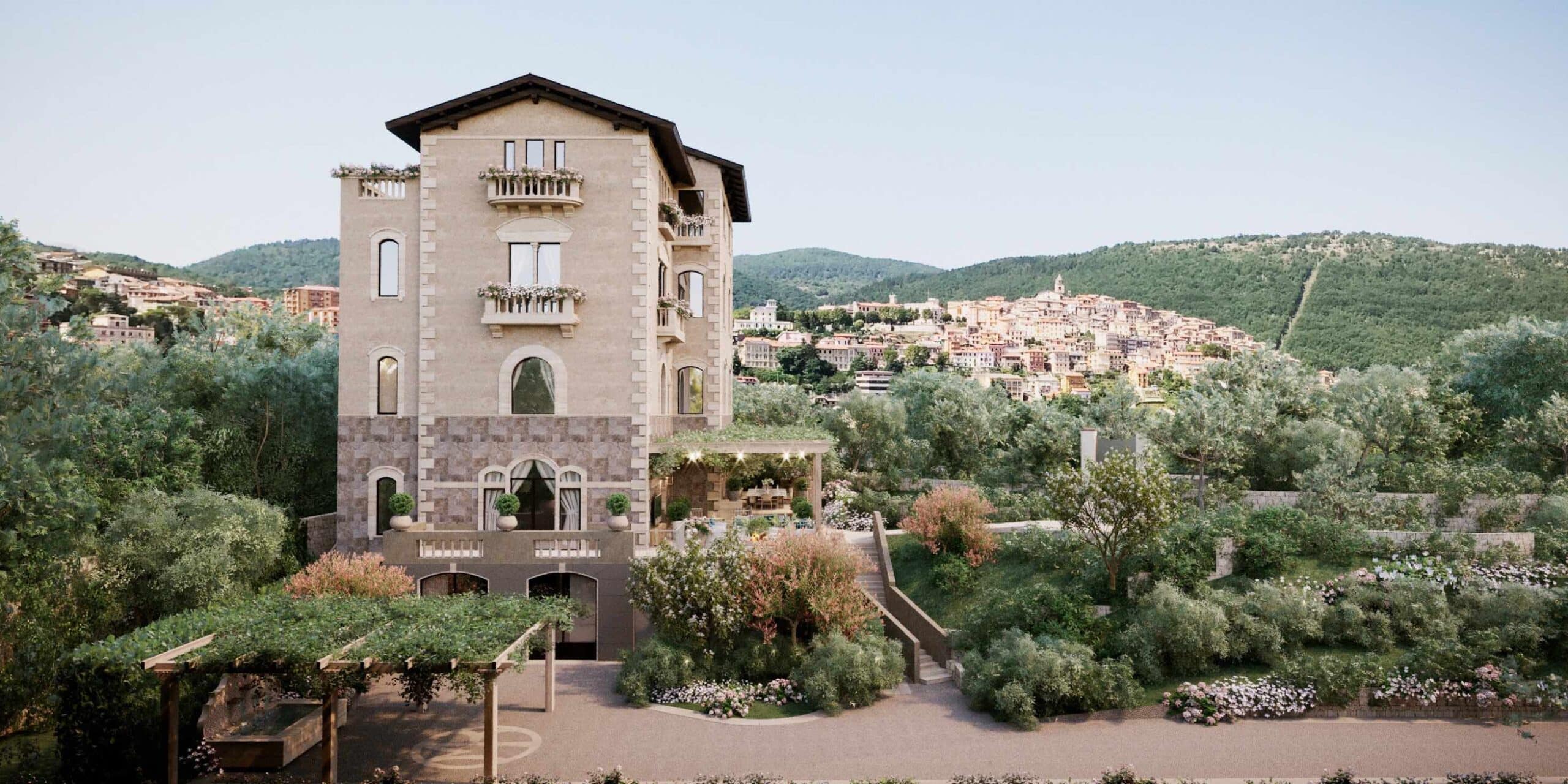 Palazzo Fiuggi Italien Eröffnung der Villa Luisa